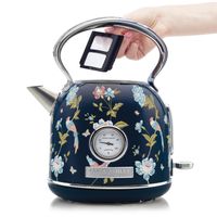 Bouilloire électrique sans fil, ébullition rapide, 2200W 1.7L - Rouge - Electroménager