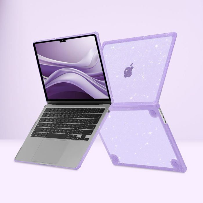 Coque Dur Protecteur Pour MacBook Air 13.6" M4/M3/M2 (2025-2022) - Modèle Ultra Fin - Neuf