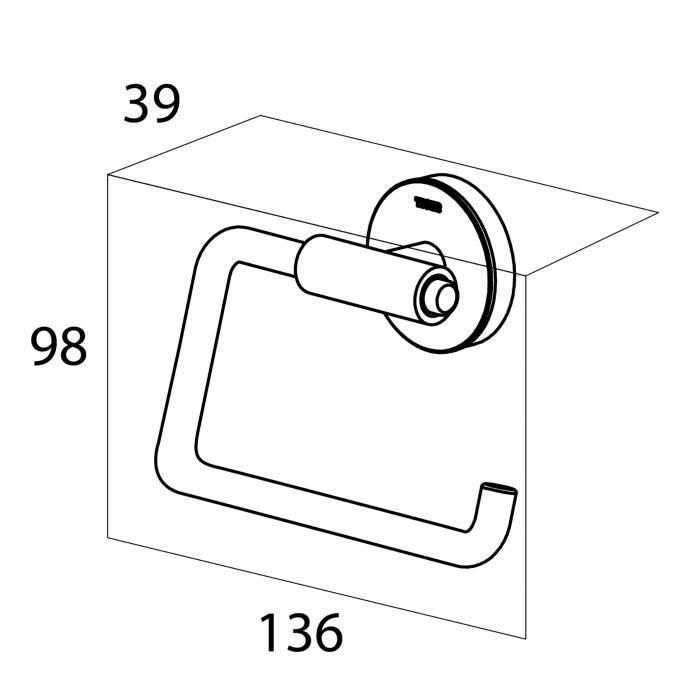 Tiger Urban Porte-papier Toilette Noir - 1316530746