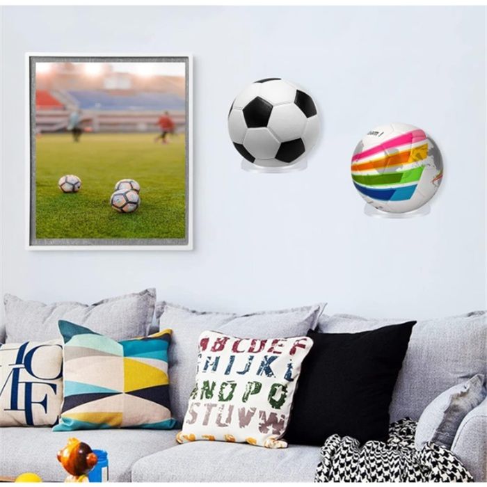 Support de Balle en Acrylique Supports Muraux de Basket-Ball Support de