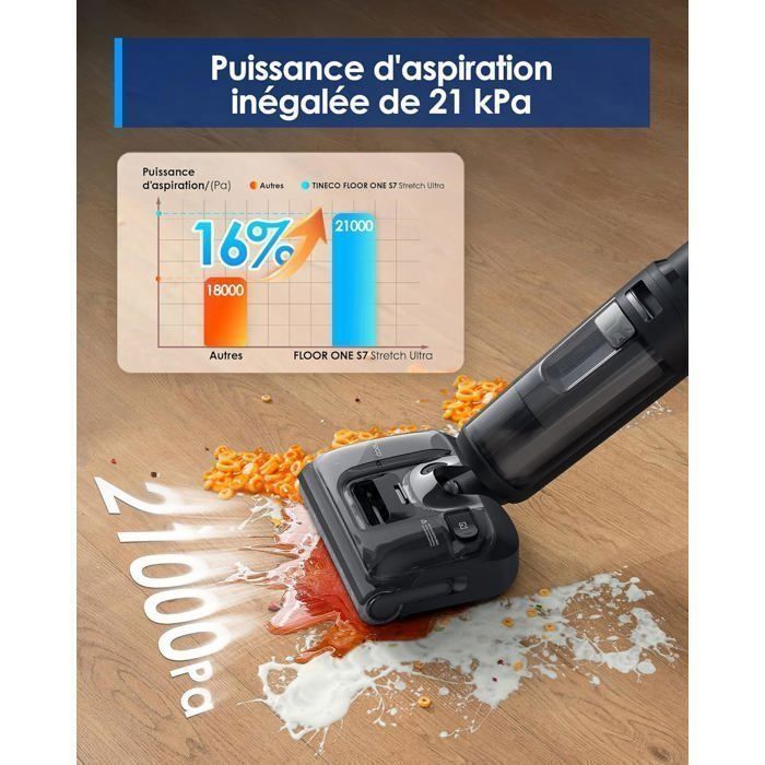 Kit d'accessoires pour Tineco Floor One S7 Steam aspirateur 2 rouleaux à brosse + 2 filtres Hepa m BROSSE ET ACCESSOIRE D'ASPIRAT - Electroménager