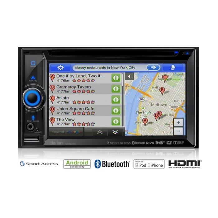 CLARION NX504E Station multimédia DVD 2 DIN