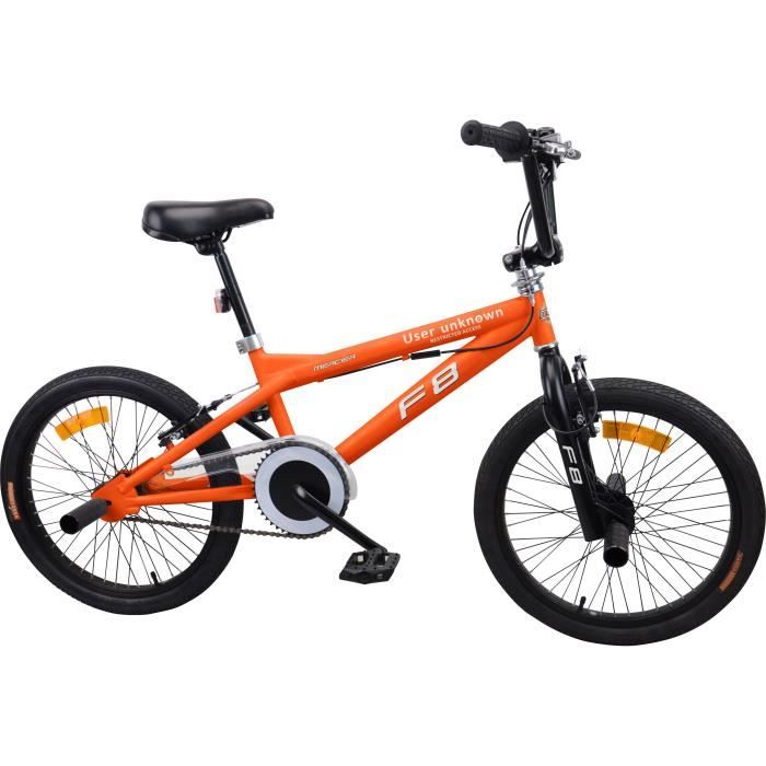 MERCIER Vélo BMX Freestyle 20- 4 Pegs roues rayons - Orange