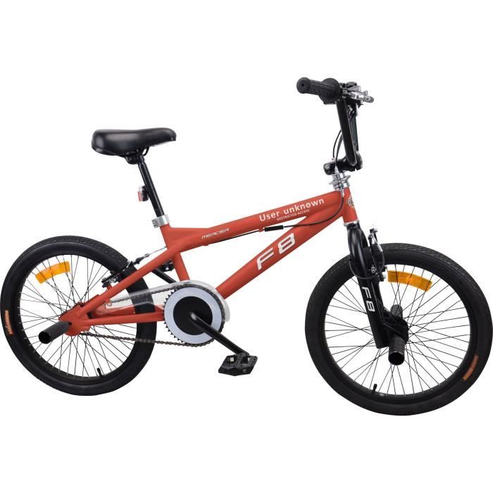MERCIER Vélo BMX Freestyle 20- 4 Pegs roues rayons - Rouge