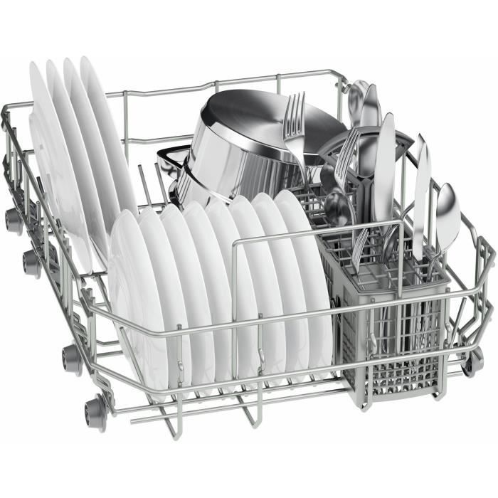 BOSCH Lave-vaisselle Pose libre SPS25CW04E - 9 Couverts, 45 cm, 46 dB, 5  Programmes pas cher 