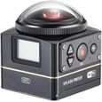 Caméra 360° 4K - KODAK PIXPRO SP360 - Lentille sphérique 360° - Champ de vision 235°-0