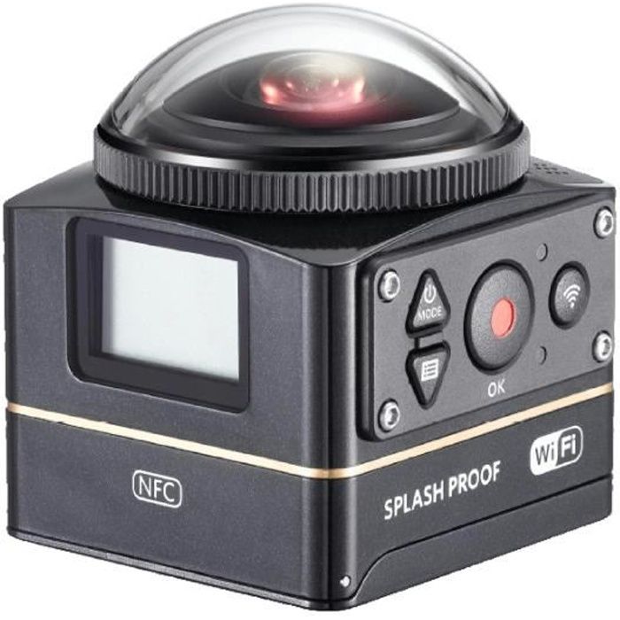 Caméra 360° 4K - KODAK PIXPRO SP360 - Lentille sphérique 360° - Champ de vision 235°