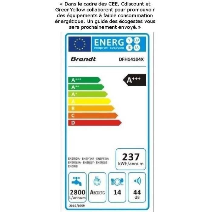  DFH14104X - Lave-vaisselle posable - 14 couverts4