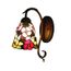Tiffany Fleur Chevets Appliques Murales Salon Retro Balcon Couloir