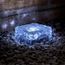 Auraglow Led Solaire Brique En Verre Givre Pour Eclairage Paysager