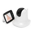 Babyphone Video CACAGOO Moniteur Bébé sans Fil avec Rotation 360°, Zoom Panoramique à Distance Caméra 1080p, 3.5" LCD Couleur Survei-0