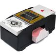 Distributeur de Cartes, Mélangeur de cartes, Poker Shuffle Machine automatique (shuffle 1-2 decks)-0
