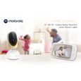 Baby Phone Vidéo connecté - MOTOROLA - Audio Bidirectionnel - Détection de Mouvement et Son-Vision Nocturne - VM85-0