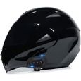 Casque Modulable Bluetooth Moto Flip-Up Helmet Casques Motocross Modular Integral Helmet DOT-ECE Homologué Full Face Motorcycle He-0