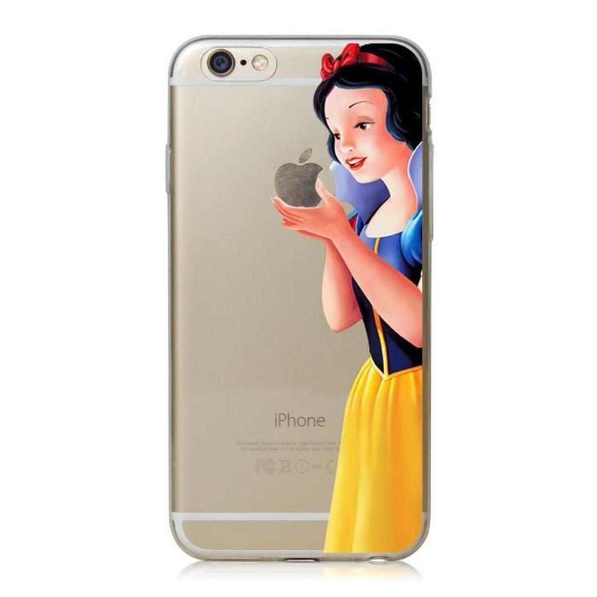 coque pour apple iphone 6 plus 6s plus 5 5 pouces pomme de blanche neige gel tpu bumper telephone silicone etui housse protecteur achat coque bumper pas cher avis et meilleur prix cdiscount