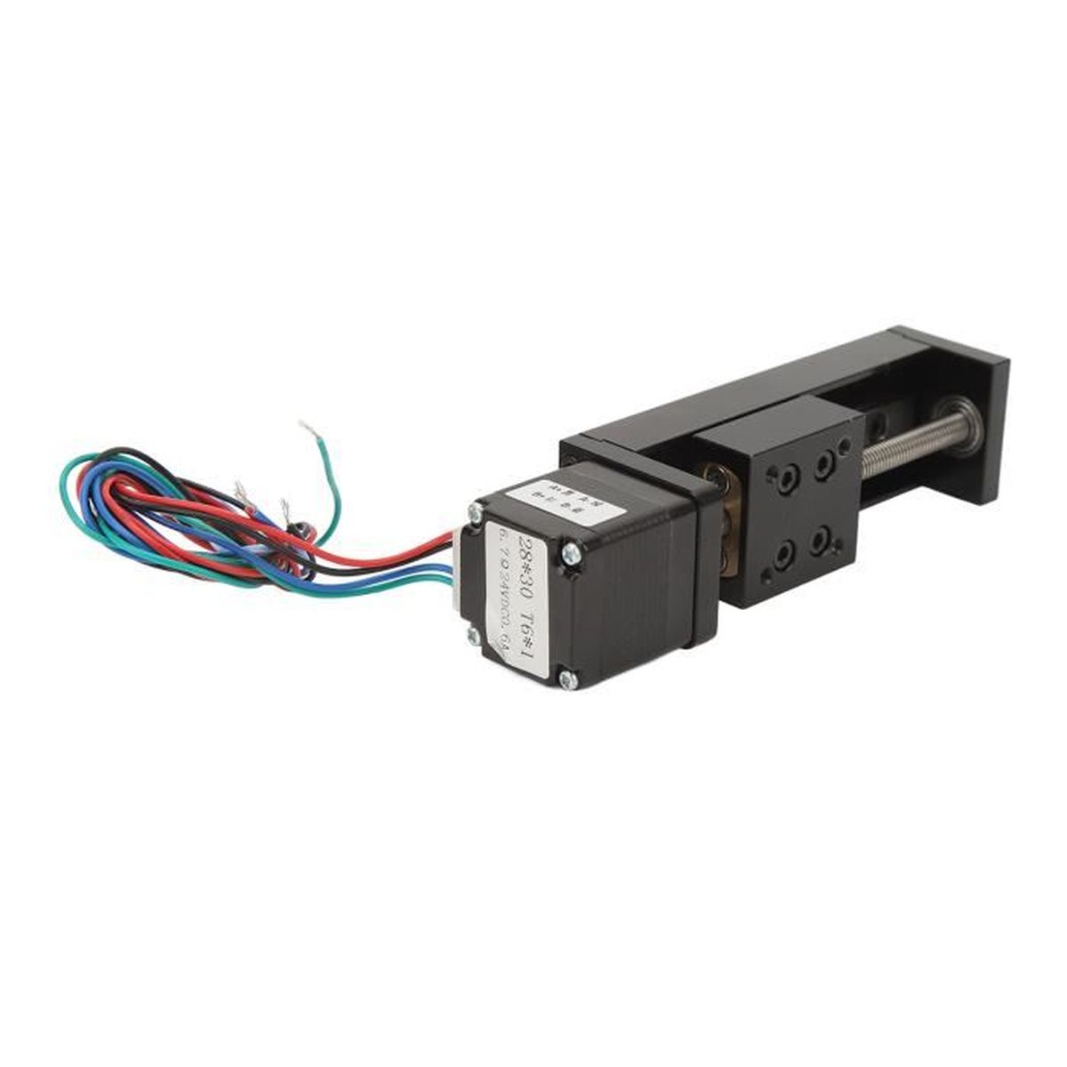 Moteur Pas à Pas Linéaire Avec Curseur 20mm - 2 Phases, 4 Fils - Pour Projets DIY Et Impression