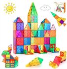 GENOSSEN 48PCS Blocs Construction Magnétiques - Enfants Jouet -3D Jouets de Construction Magnetique Enfant 3 4 5 6 7 8 Ans