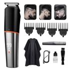 OLOKDYIZ Tondeuse Cheveux Homme Professionnelle,Tondeuse à Cheveux électrique Avec Ecran LCD Sans Fils USB Etanche Tondeuse Barbe et Cheveux