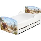 LEOMARK Moderne Lit d'Enfant Toddler motif Dinosaures Jura