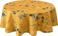 Nappe Anti-taches Provence jaune - Ovale 150 x 240 cm