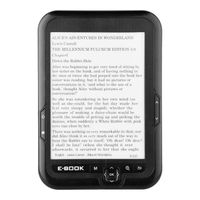 AIZ Liseuse numérique E-book Reader portable 6 pouces 8 Go avec Noir Etui - Noir