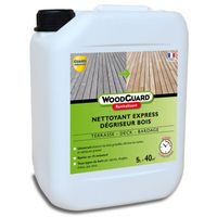 Guard Industrie Dégriseur Nettoyant Bois WoodGuard Revitalisant - Redonne Couleurs au Bois - Efficace en 15 Minutes - 5 L -40m2