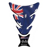 Protège réservoir moto 3D drapeau Australie KT005 Keiti® résine inaltérable