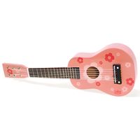 VILAC - Guitare d'enfant à motifs fleurs - en bois