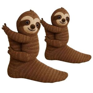 Chaussettes D'animaux Tricotées 3D, Chaussures En Coton