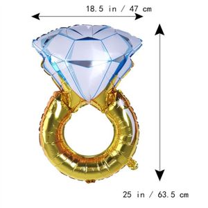 ballon bague diamant