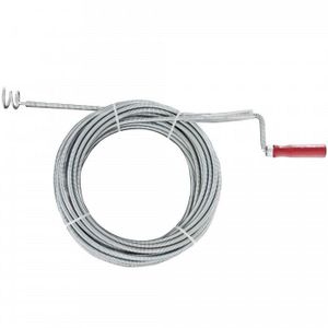 Déboucheur 5 m x 9 mm Diamètres avec tire-bouchon sonde et Plastique Poignée