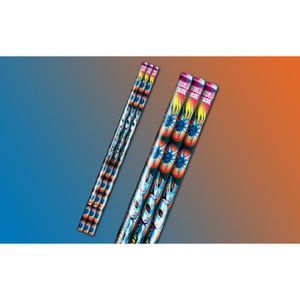 BÂTON - ÉPÉE - BAGUETTE Chandelle romaine 20 effets - blister de 3 chandel