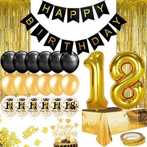 Decoration Anniversaire 18 Ans Garcon Cdiscount