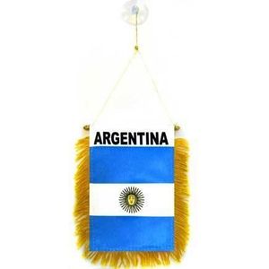 GUIRLANDE NON LUMINEUSE Fanion Argentine 15x10cm - argentin Spécial voitur