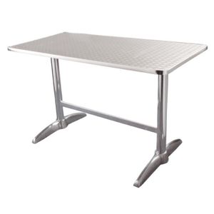 TABLE DE JARDIN  Table rectangulaire à  deux pieds Bolero 1200 mm
