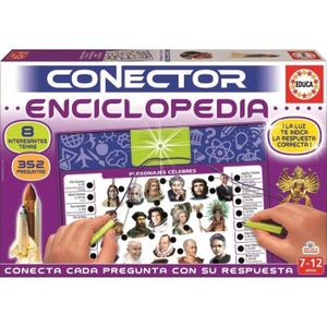 TABLETTE ENFANT Tablette éducative - EDUCA - Encyclopédie Educa Conector - Multicolore - 8 sujets fantastiques - 352 questions