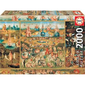 PUZZLE Puzzle 2000 pièces Le jardin des délices - EDUCA -