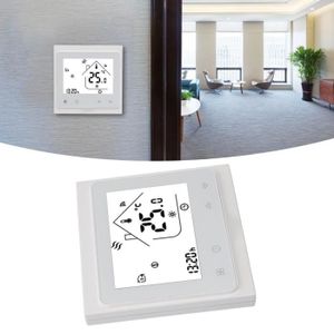 THERMOSTAT D'AMBIANCE Thermostat intelligent HURRISE - WIFI programmable maison - Contrôle précis de la température - Blanc