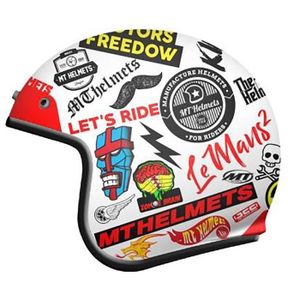 CASQUE MOTO SCOOTER Protections Casques Mt Helmets Le Mans 2 Sv Anarchy