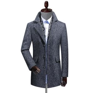 manteau laine camel