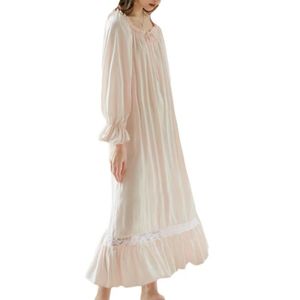 PYJAMA Chemise de Nuit Femme Manches Longues Princesse Py