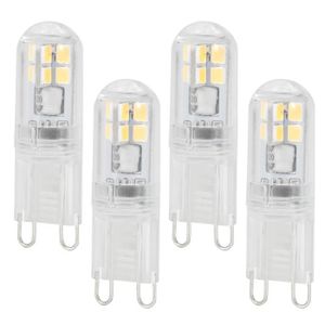 AMPOULE - LED Qiilu Lot de 10 Ampoules LED G9 1.4W, Design Ultra
