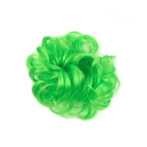 BARRETTE - CHOUCHOU Elastique chouchou faux cheveux - vert - RC005960