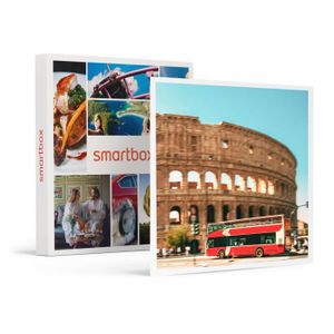 COFFRET SÉJOUR SMARTBOX - 3 jours en hôtel 4* à Rome avec visite panoramique en bus - Coffret Cadeau | 3 jours en hôtel 4* à Rome avec visite panor