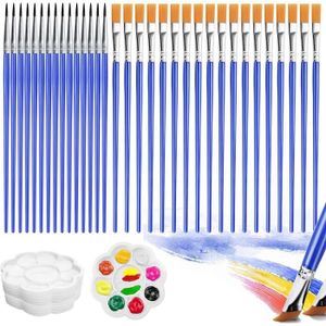 PINCEAU - SET Ensemble de pinceaux de peinture 100 pièces avec 1