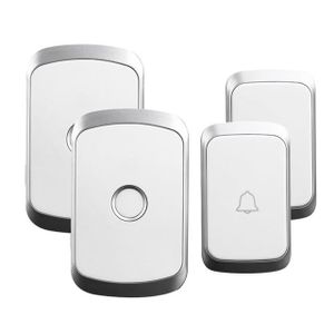 SONNETTE - CARILLON doorbell waterproof wireless,silver 2x2-UK--Sonnet