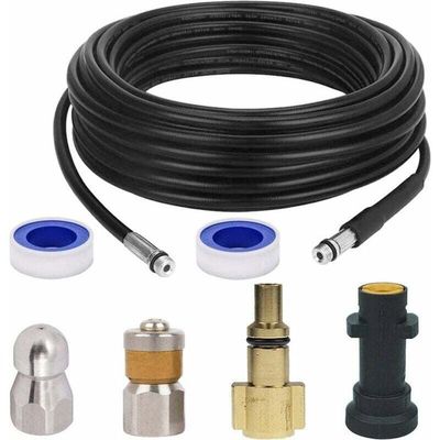 Akozon Hochdruckschlauch 10 M Mit M14/M22 Gewinde – Für Kärcher K2/K3, Aus PVC & Edelstahl