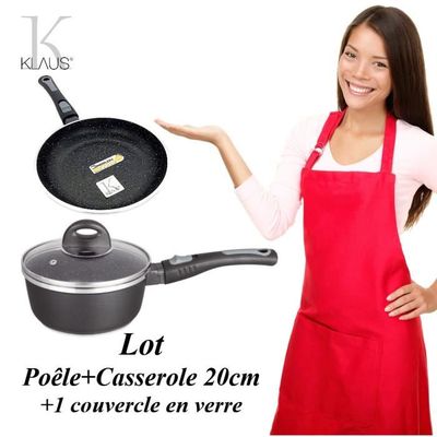 Poêle inox triple paroi 20 cm - Diffusion homogène - Compatible induction Poêle inox triple paroi 20 cm - Diffusion homogène - Compatible induction