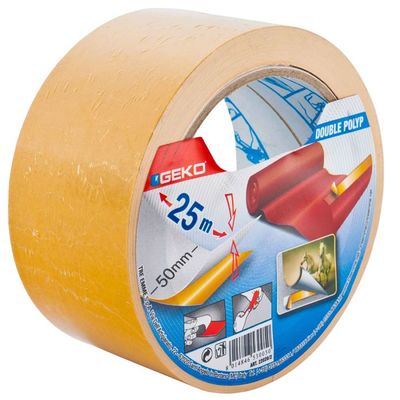 Ruban Adhésif Double Face Tesa Universel - 25m X 50mm - Fixation Moquette, Tapis, Emballage Et Décoration