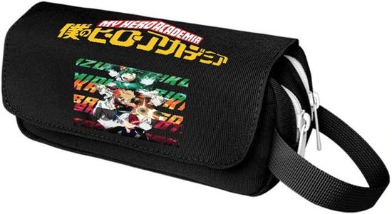 EVERLUCK My Hero Academia Trousse à Crayons Bakugou Deku Manga Avec Fermeture éclair Boku No Hero Denki Ochaco Shoto, 22 Manga Hero, Taille Unique, Trousses à Crayons